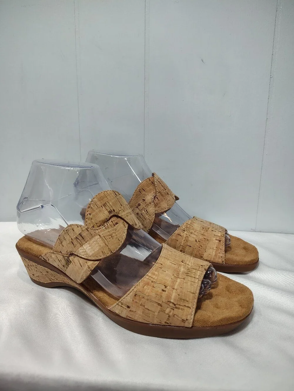 Walking Cradles Cruz Sandal Tan size 7N Cork‎ Neutral Vacation Resort Beach